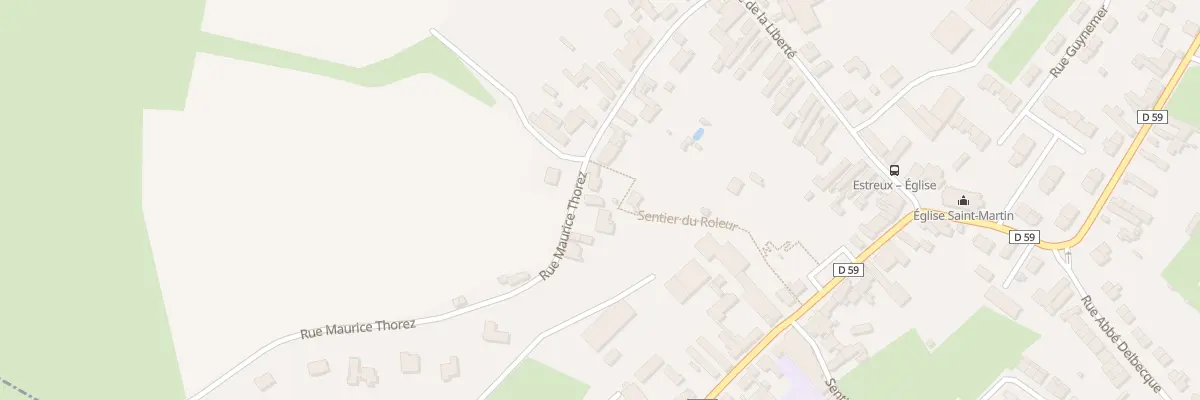 Plan du 17 Rue Maurice Thorez à Estreux