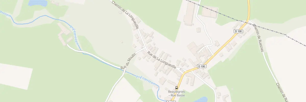 Plan du 12 Rue de la Longueville à Beaudignies