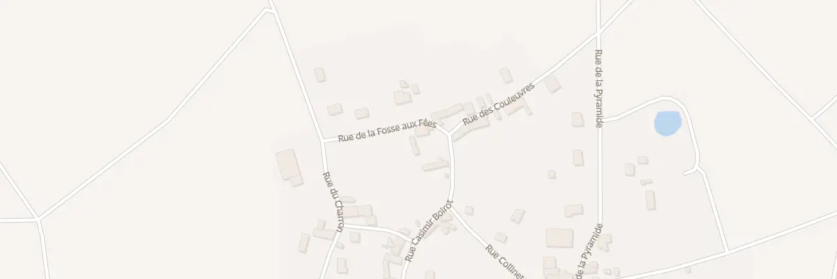 Plan du 1 Rue de la Fosse aux Fées à La Forestière
