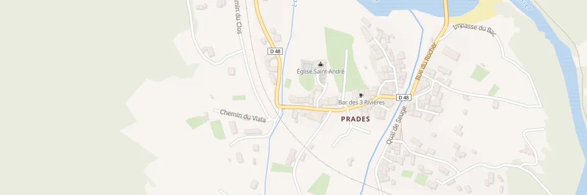 Plan du 5009 Le Bourg à Prades