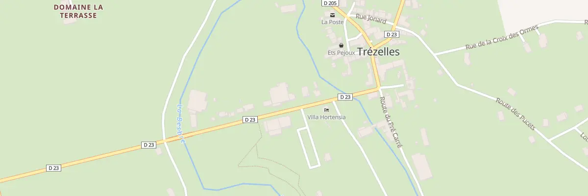 Plan du 16 Rue du Porche à Trézelles