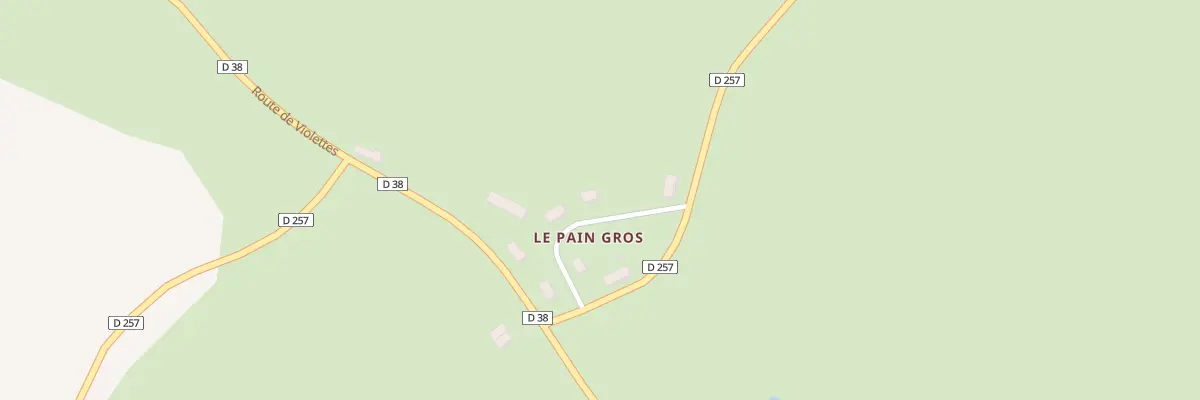 Plan du 4 Rue du Pain Gros à Montapas