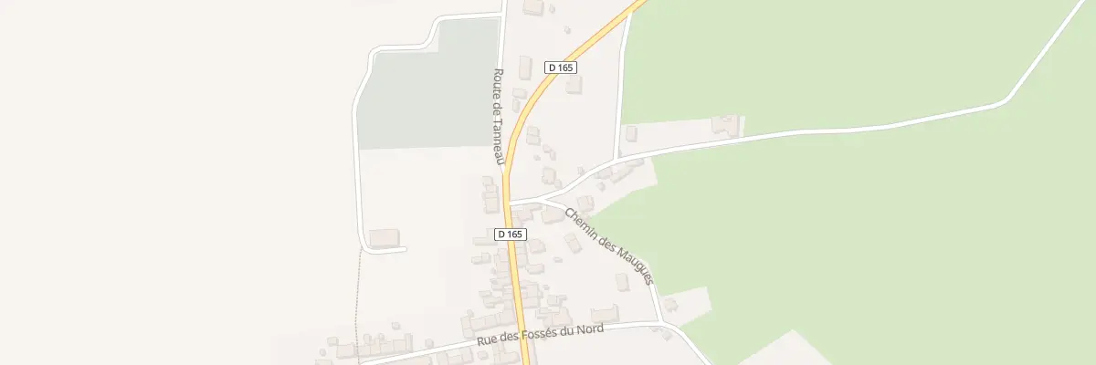 Plan du 3 Che de la Tannerie à Tannay