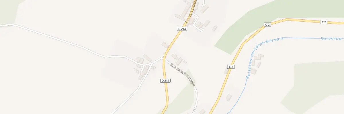 Plan du 12 Rue de la Montagne à Lichères-sur-Yonne