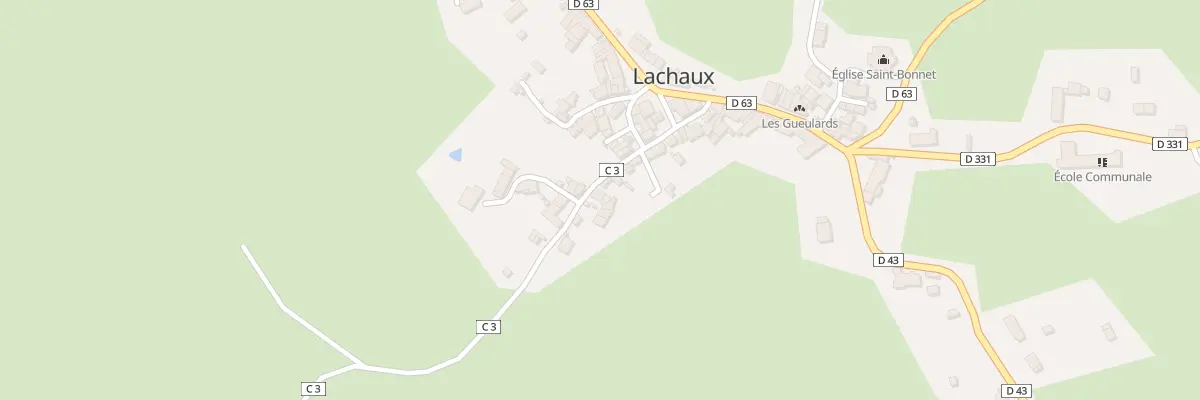 Plan du 5222 Lachaux à Lachaux