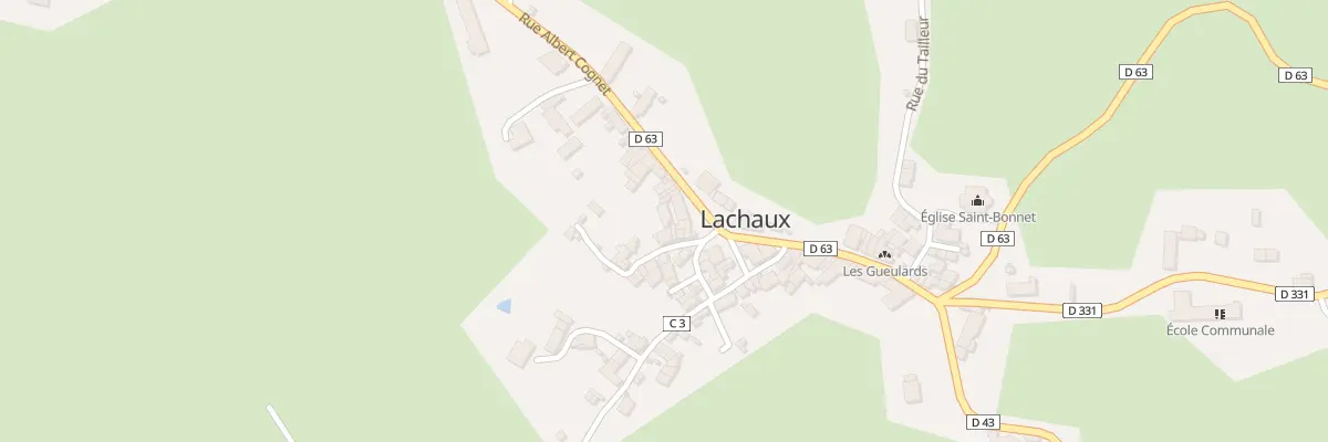Plan du 5239 Le Bourg à Lachaux