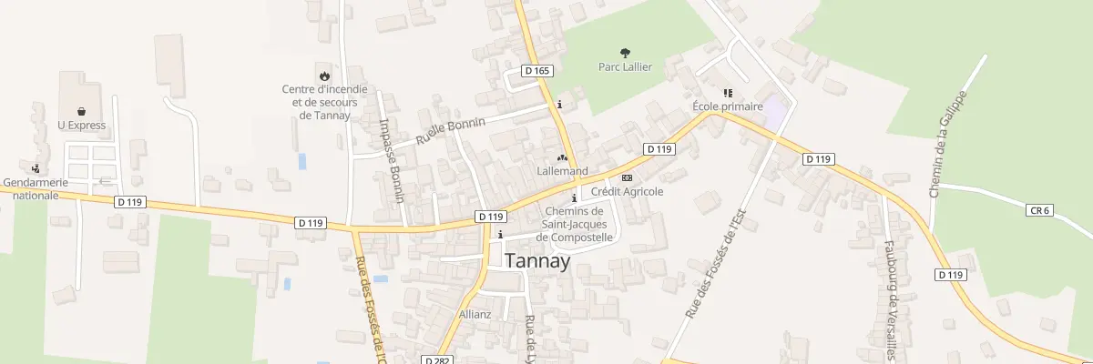 Plan du 19 Gr Grande Rue à Tannay