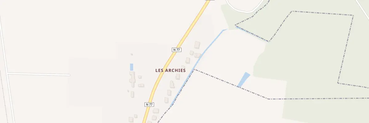 Plan du 18 Rte Nationale 77 à Monéteau
