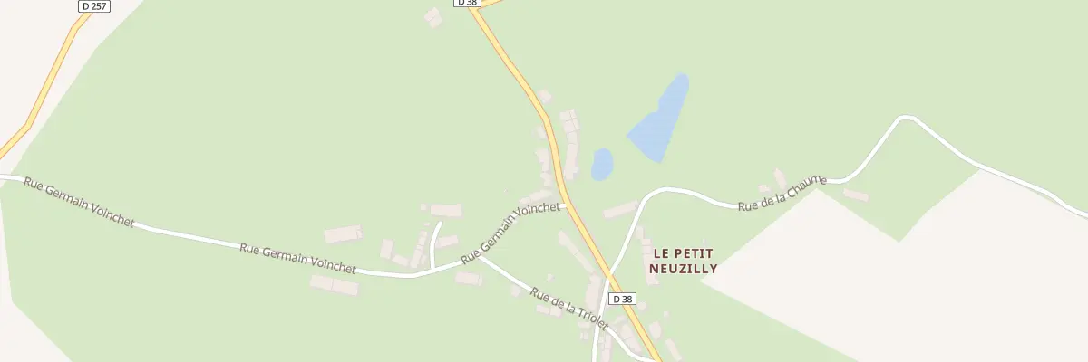 Plan du 6 Rte des Colombes à Montapas