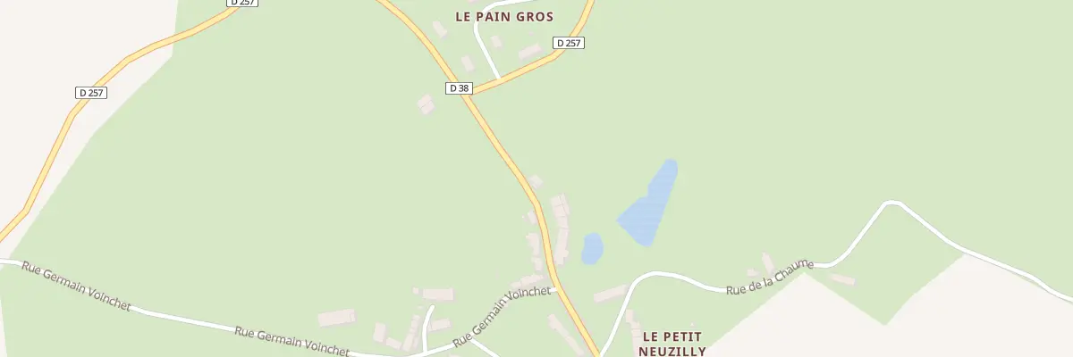 Plan du 9 Rte des Colombes à Montapas
