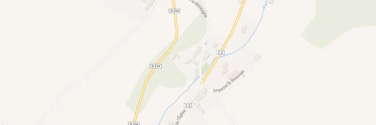 Plan du 1 Rue de la Montagne à Lichères-sur-Yonne