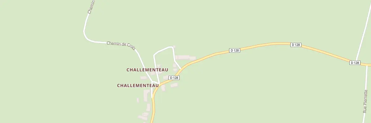 Plan du 15 Rte du Palais à Challement