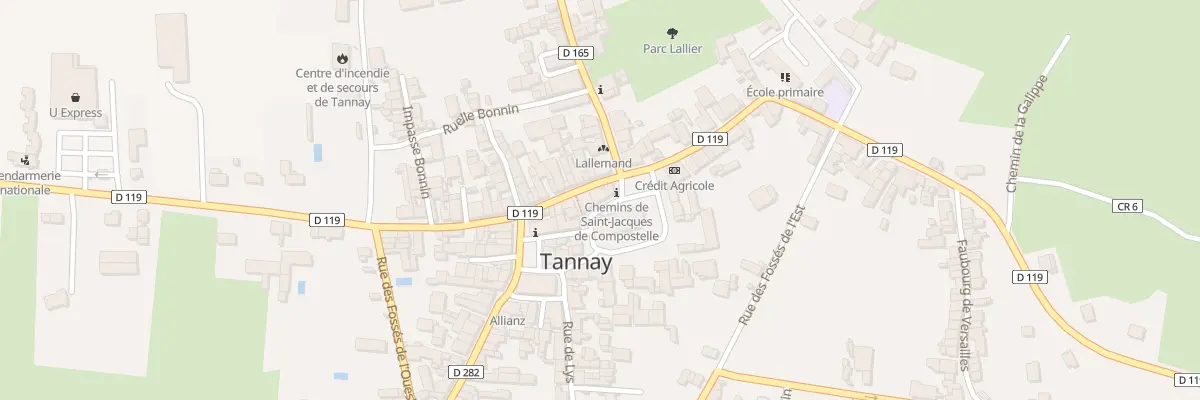 Plan du 10 Gr Grande Rue à Tannay