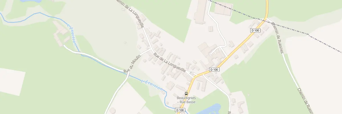 Plan du 8 Rue de la Longueville à Beaudignies