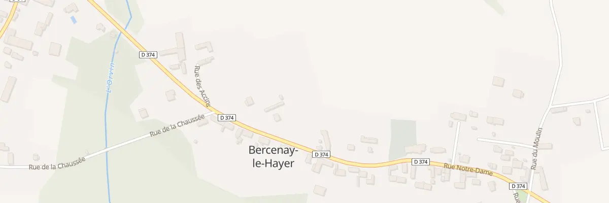 Plan du 24 Rue Notre Dame à Bercenay-le-Hayer