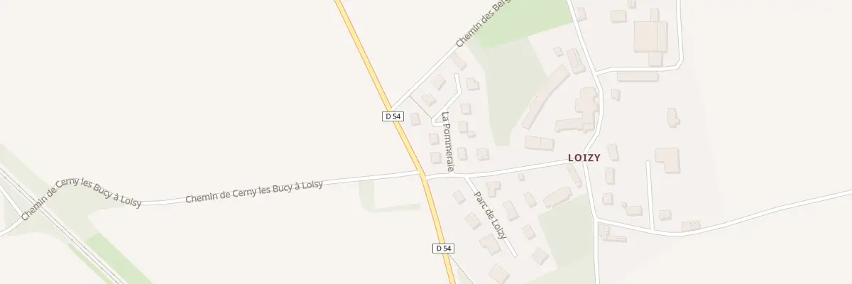 Plan du 9 Vc La Pommeraie à Besny-et-Loizy