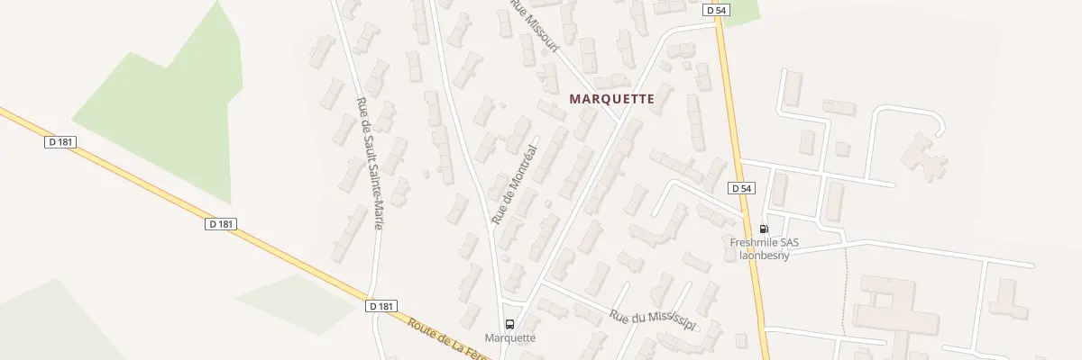 Plan du 6 Rue de Montréal à Laon