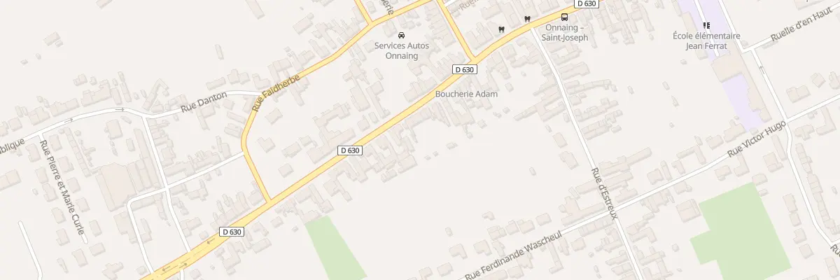 Plan du 130 Rue Jean Jaurès à Onnaing
