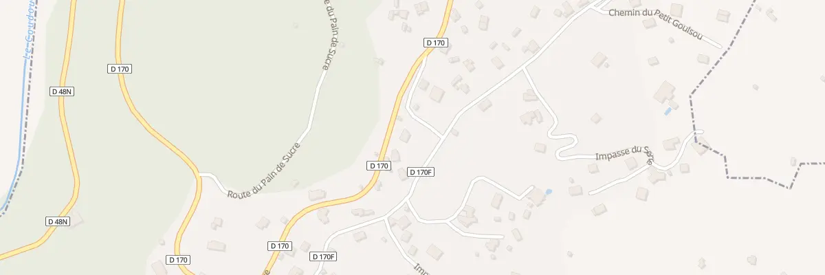 Plan du 5703 Petit Goulsou à Avèze