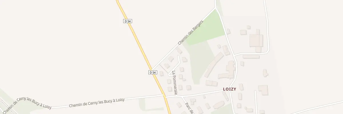Plan du 6 Vc La Pommeraie à Besny-et-Loizy
