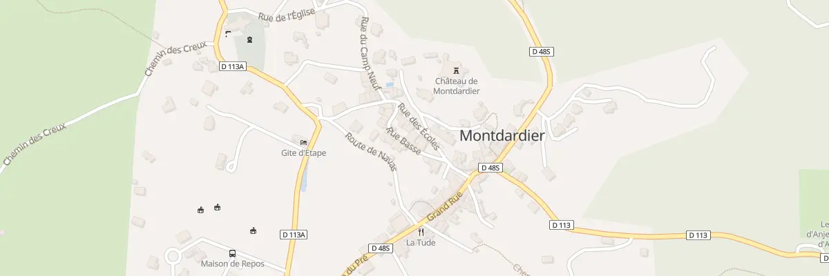 Plan du 51 Rue des Ecoles à Montdardier