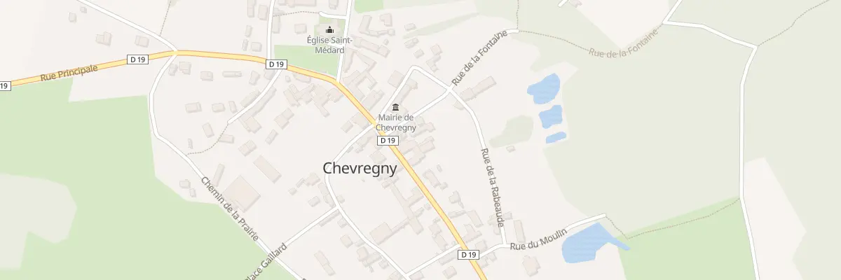 Plan du 32 Rue Principale à Chevregny