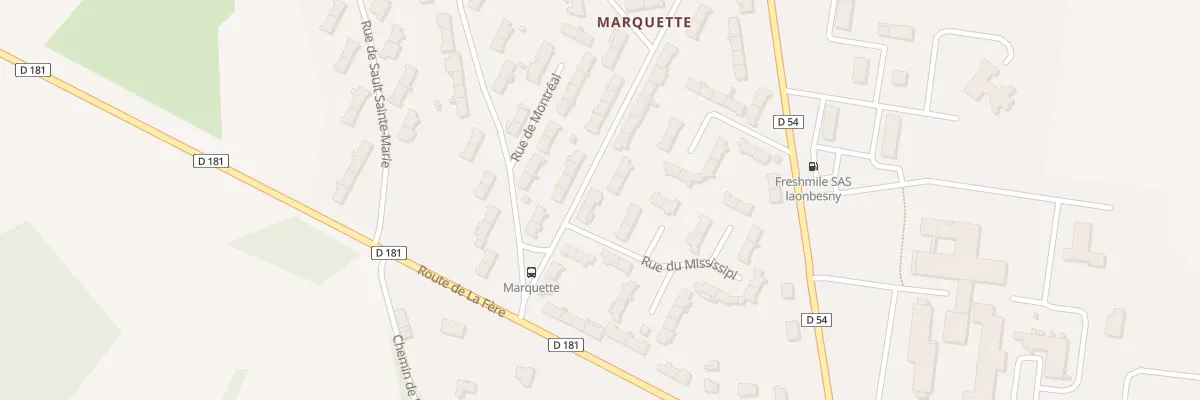 Plan du 8 Rue de la Nouvelle France à Laon