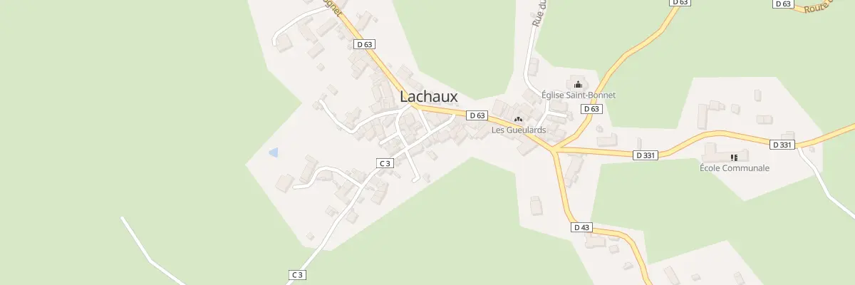 Plan du 5208 Lachaux à Lachaux