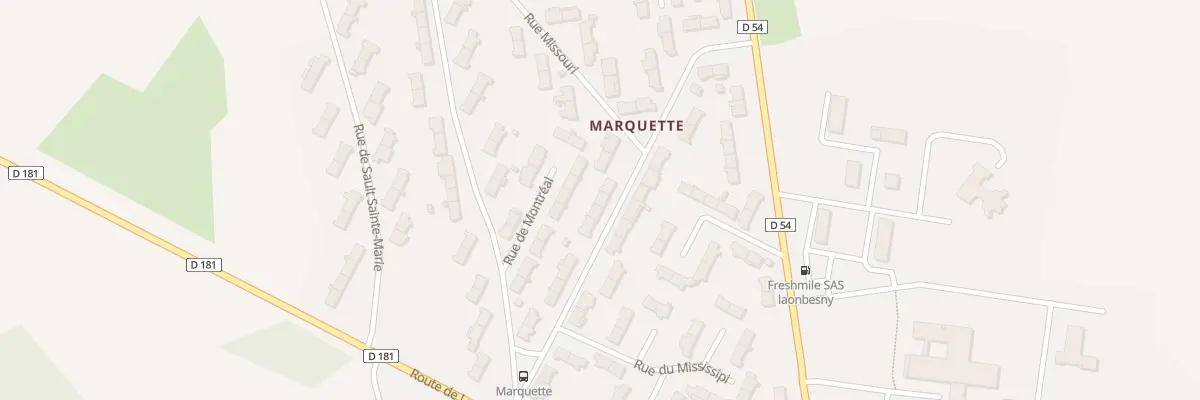 Plan du 13 Rue de la Nouvelle France à Laon