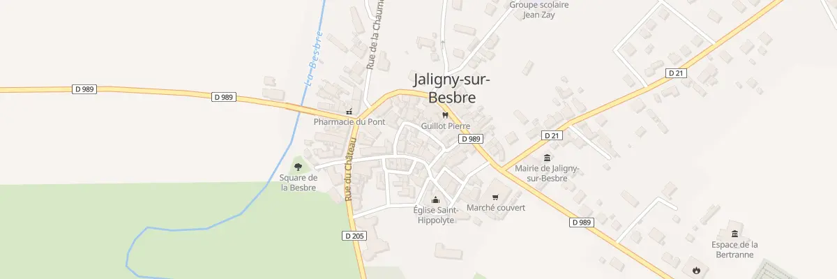Plan du 6 Rue Sainte Catherine à Jaligny-sur-Besbre