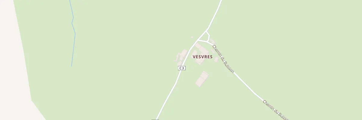 Plan du 3 Vesvres à Guipy