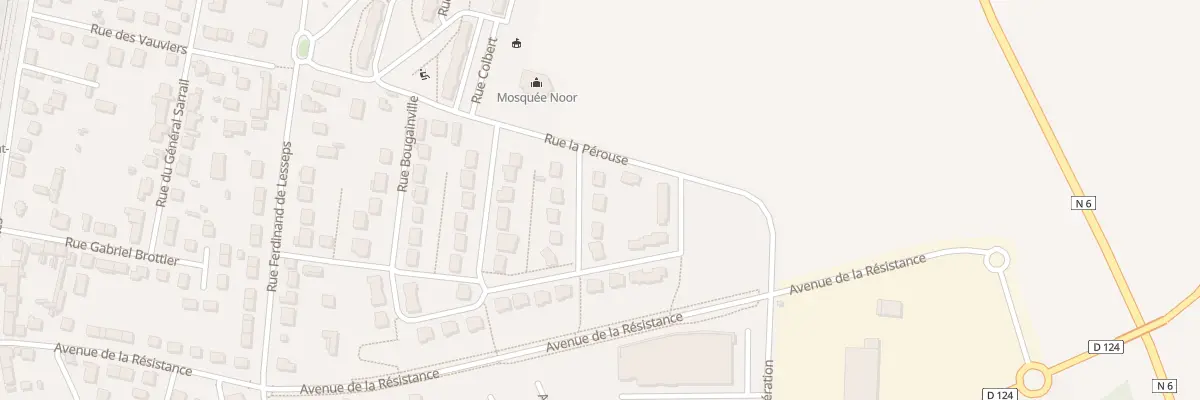 Plan du 26 Rue Dumont d’Urville à Auxerre