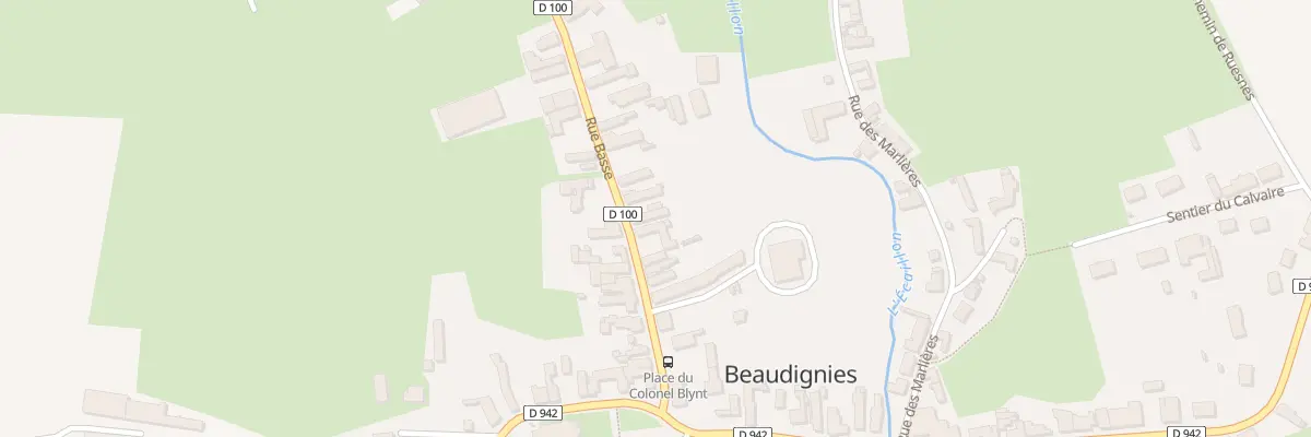 Plan du 16 Rue Basse à Beaudignies