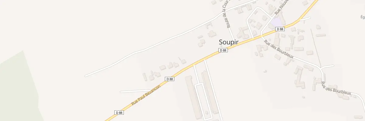 Plan du 5 Rue Paul Bezancon à Soupir