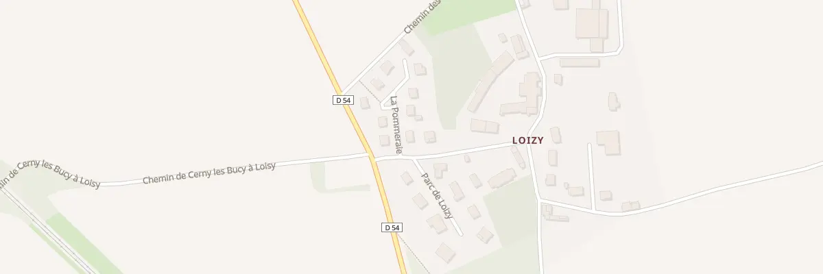 Plan du 1 Vc La Pommeraie à Besny-et-Loizy