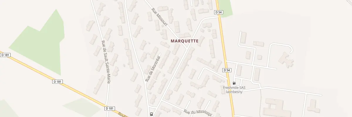 Plan du 15 Rue de la Nouvelle France à Laon