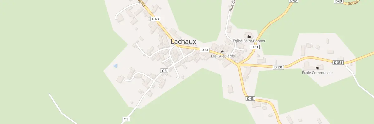 Plan du 5205 Lachaux à Lachaux