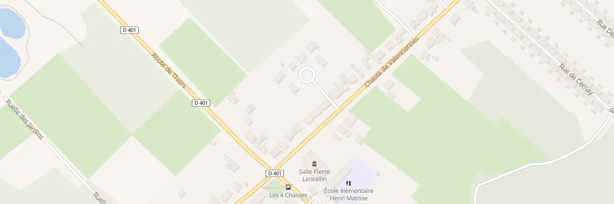 Plan du 114 Chasse de Valenciennes à Onnaing