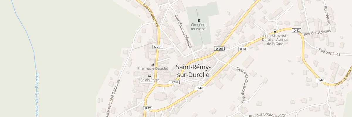 Plan du 1B Rue du Docteur Roddier à Saint-Rémy-sur-Durolle