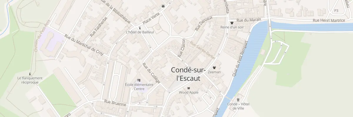 Plan du 7 Rue Saint Christophe à Condé-sur-l’Escaut