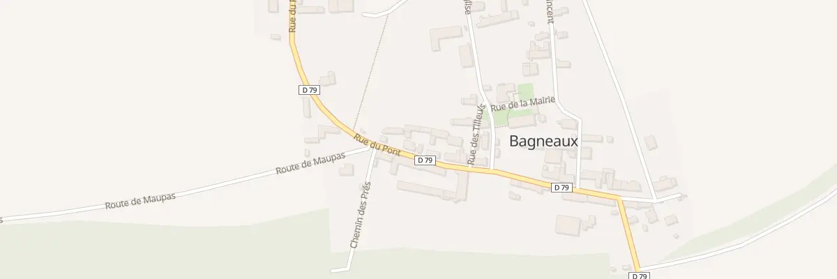 Plan du 30 Rue du Pont à Bagneaux