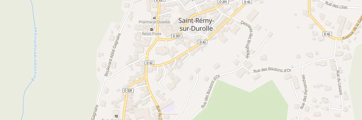 Plan du 6 Cite Saint Loup à Saint-Rémy-sur-Durolle
