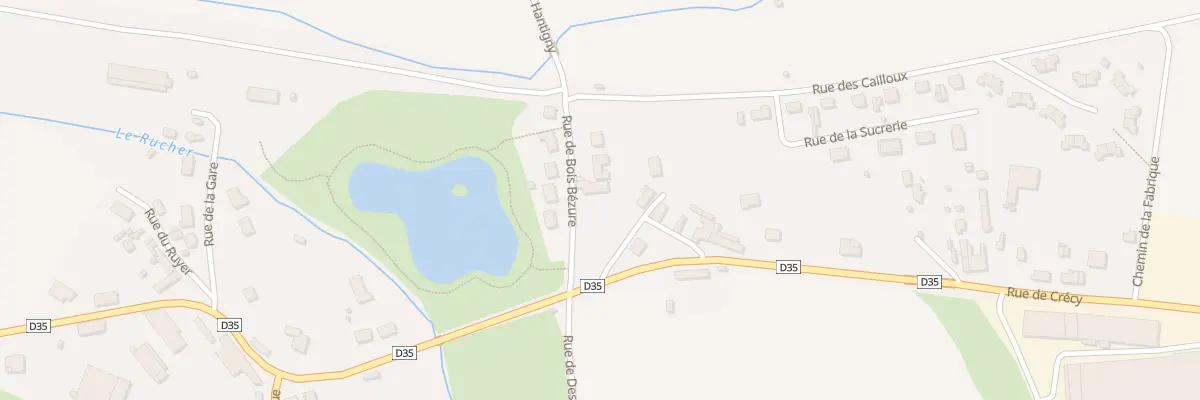 Plan du 4 Rue du Bois Bézure à Pouilly-sur-Serre