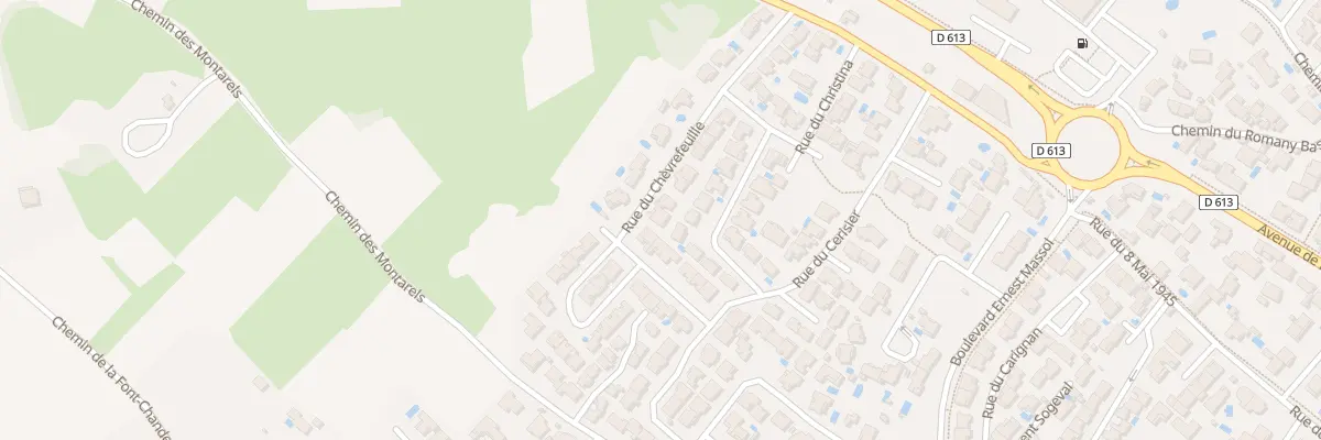 Plan du 32 Rue du Chevrefeuille à Mèze