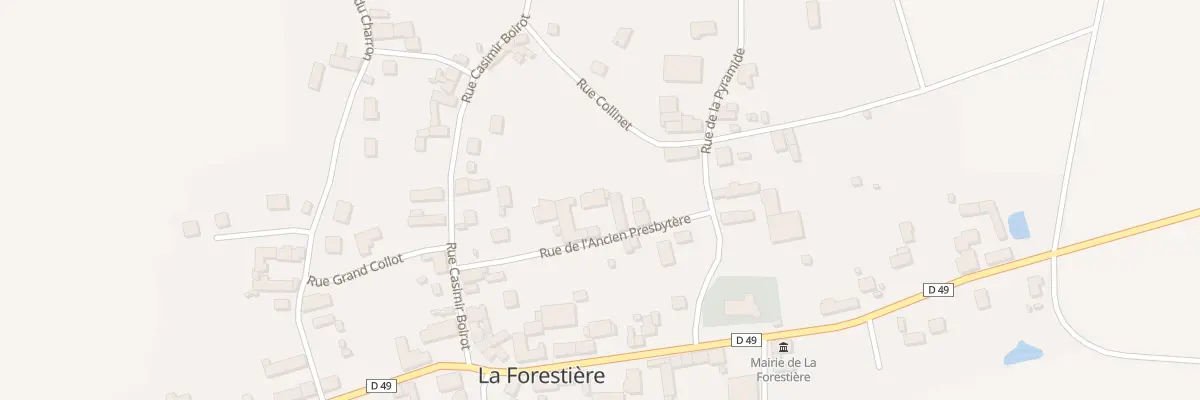 Plan du 11 Rue de l’Ancien Presbytère à La Forestière