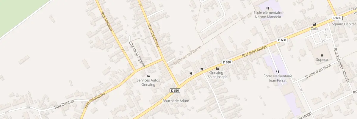 Plan du 10 Rue Scouflaire à Onnaing