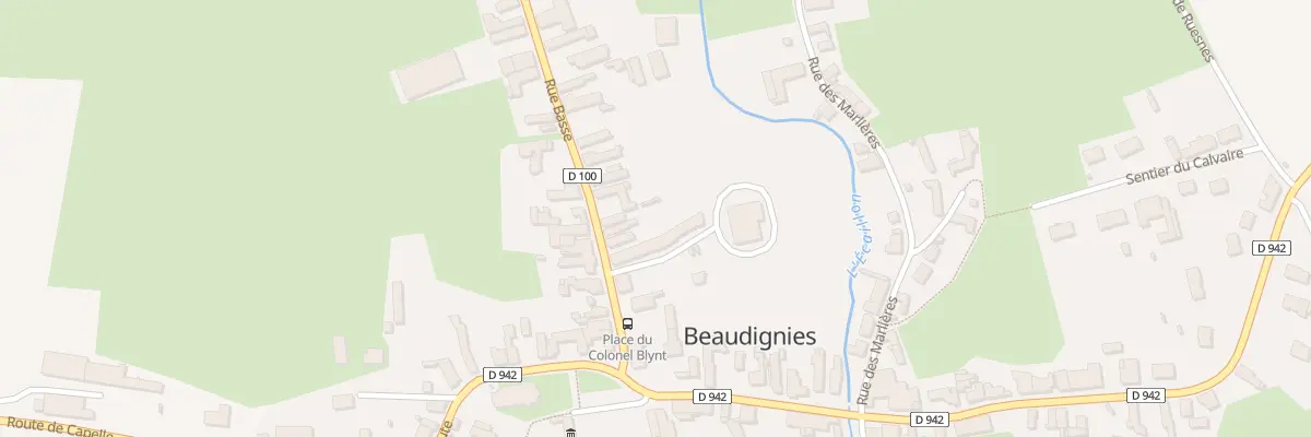 Plan du 10 Rue Basse à Beaudignies
