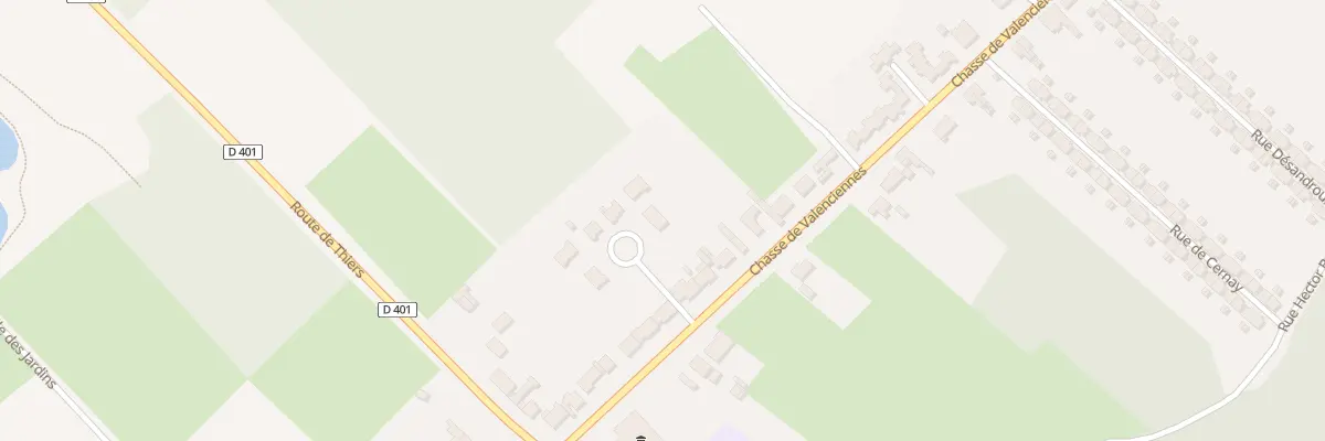 Plan du 1 Rue Paul Eluard à Onnaing