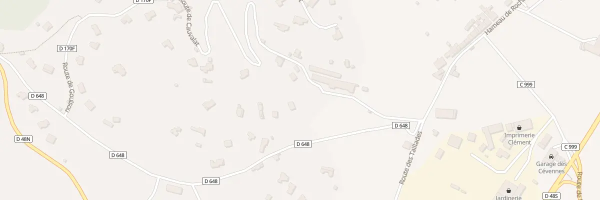Plan du 5744 Cauvalat à Avèze
