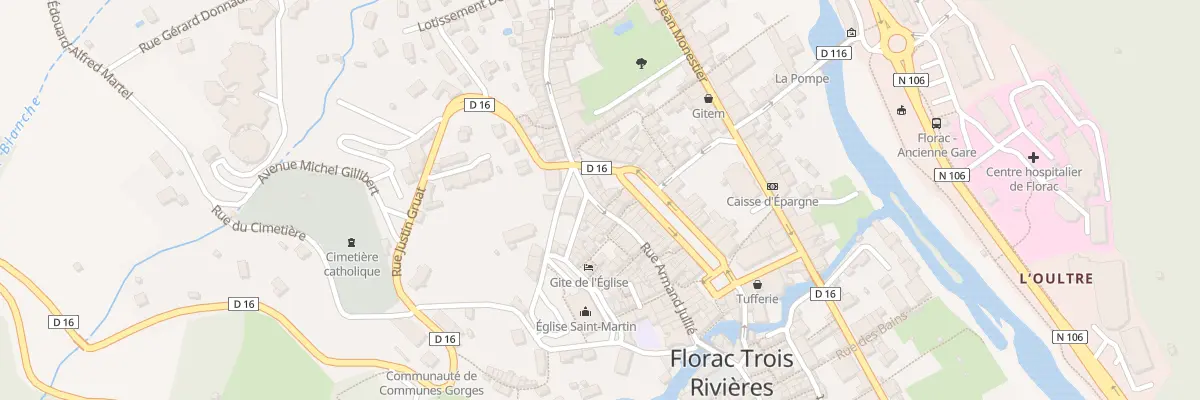 Plan du 42 Rue Armand Jullie à Florac Trois Rivières